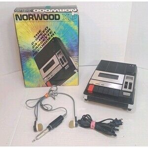 Norwood XLP 1012 Cassette Tape Recorder Vtg 1979 Tested & Works READ